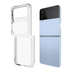 Galaxy Z Flip 4 Kılıf Zore Vonn Kılıf-Renksiz