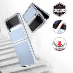 Galaxy Z Flip 4 Kılıf Zore Vonn Kılıf-Renksiz