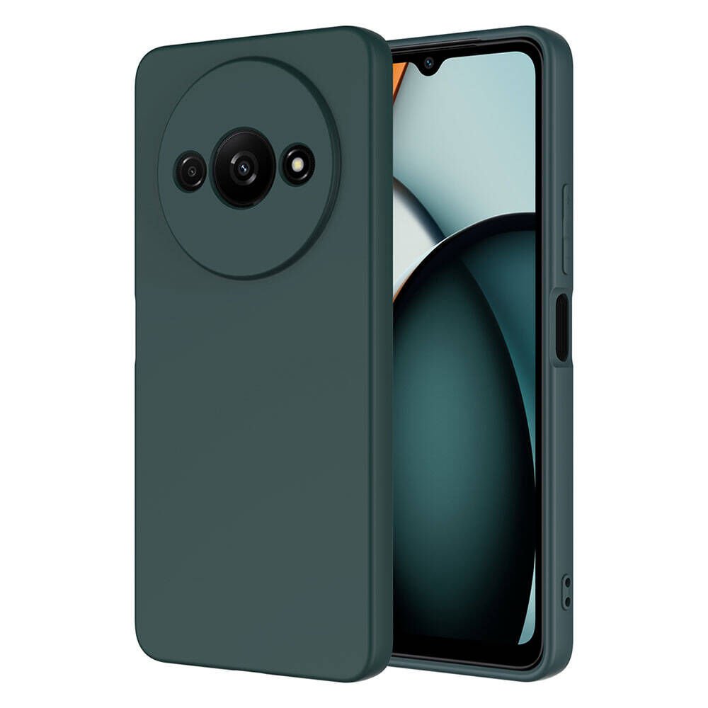 Xiaomi Redmi A3 4G 2024 Kılıf Zore Mara Lansman Kılıf-Koyu Yeşil