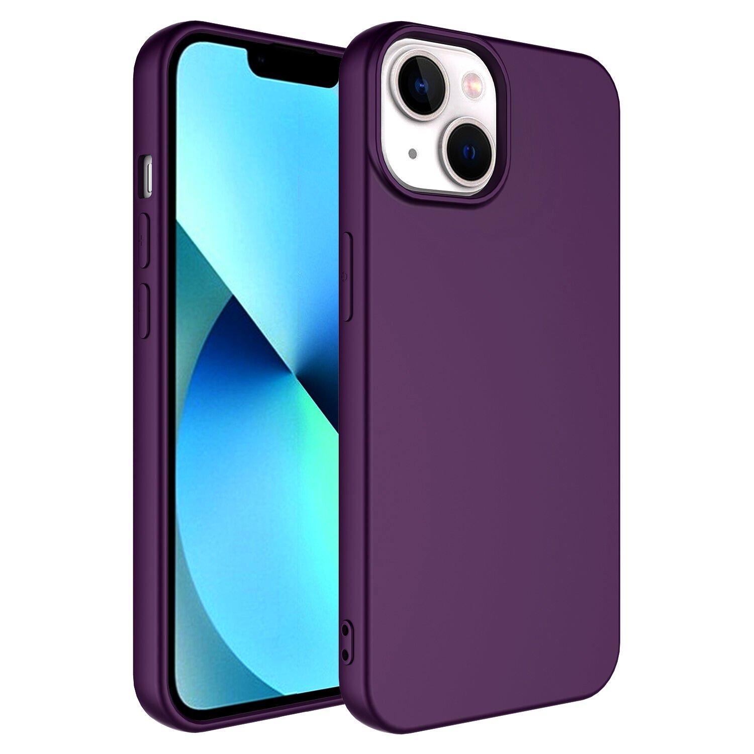 iPhone 14 Plus Kılıf Zore LSR Lansman Kılıf-Derin Mor