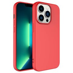 iPhone 14 Pro Max Kılıf Zore LSR Lansman Kılıf-Kırmızı