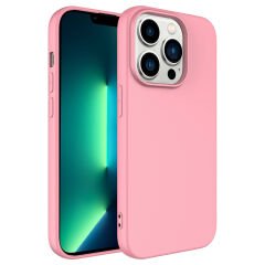 iPhone 14 Pro Max Kılıf Zore LSR Lansman Kılıf-Pembe Açık