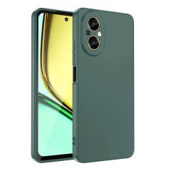 Realme 12 Lite Kılıf Zore Mara Lansman Kılıf-Koyu Yeşil