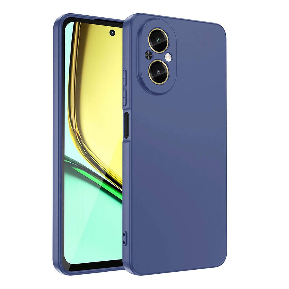 Realme 12 Lite Kılıf Zore Mara Lansman Kılıf-Lacivert