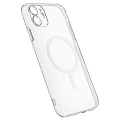 iPhone 12 Kılıf Kamera Korumalı M-safe Sert PC Zore Porto Kılıf-Renksiz