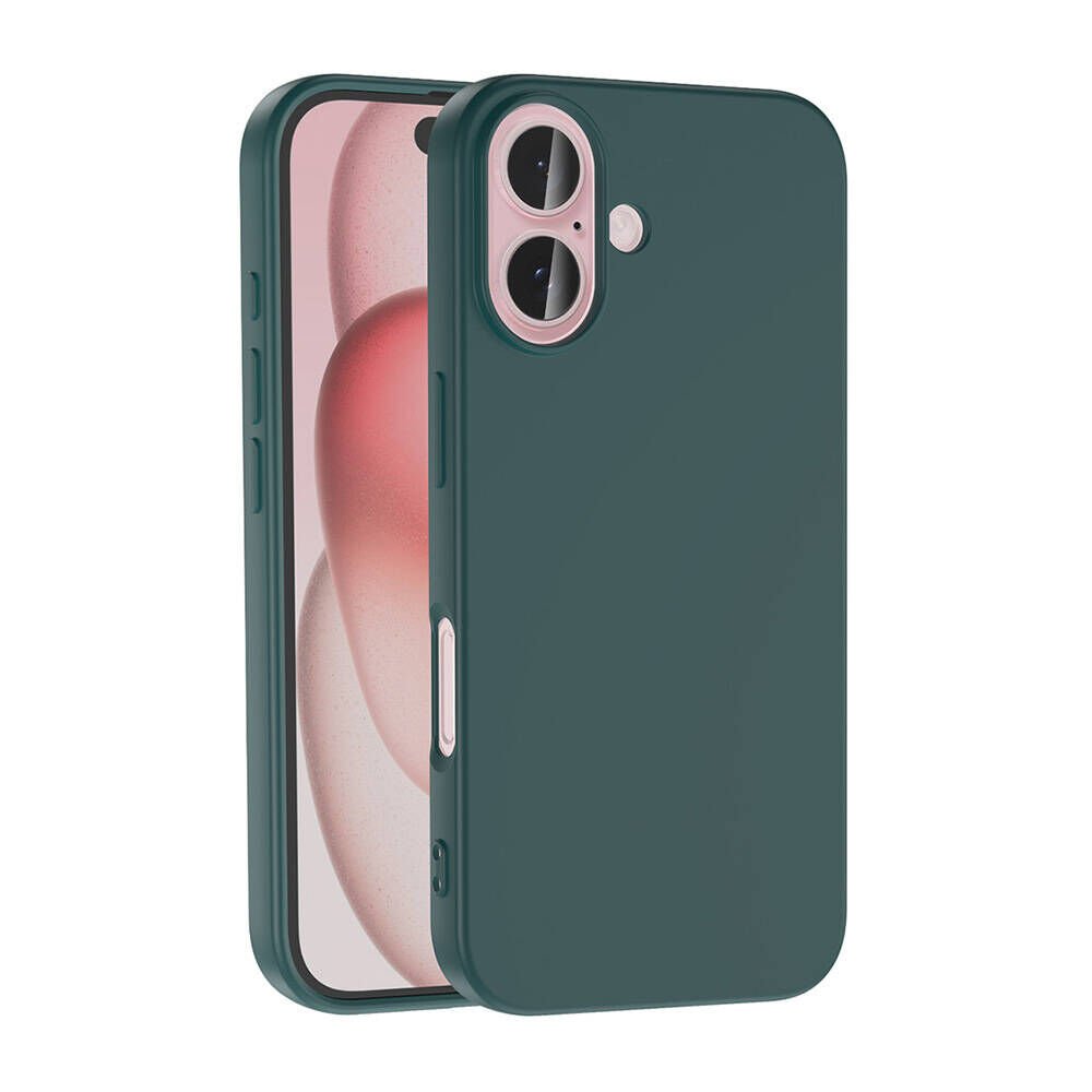 iPhone 16 Plus Kılıf Zore LSR Lansman Kılıf-Yeşil