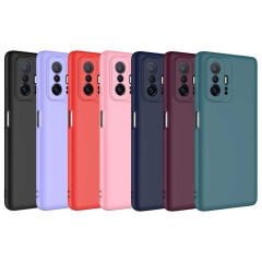 Xiaomi Mi 11T 5G Kılıf Zore Mara Lansman Kılıf-Turuncu