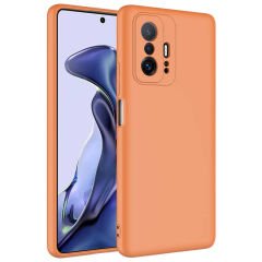 Xiaomi Mi 11T 5G Kılıf Zore Mara Lansman Kılıf-Turuncu