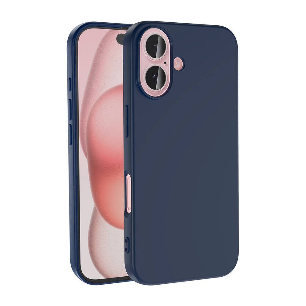 iPhone 16 Plus Kılıf Zore LSR Lansman Kılıf-Lacivert