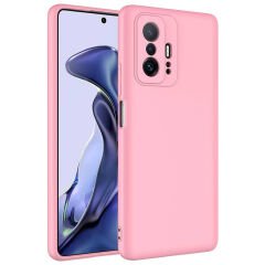 Xiaomi Mi 11T Pro 5G Kılıf Zore Mara Lansman Kılıf-Pembe Açık