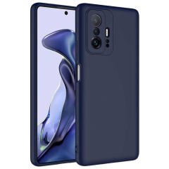Xiaomi Mi 11T Pro 5G Kılıf Zore Mara Lansman Kılıf-Lacivert