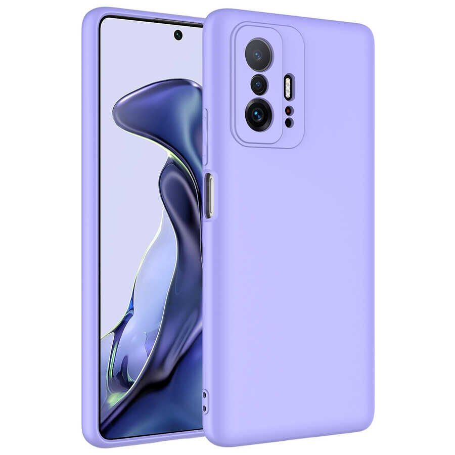 Xiaomi Mi 11T Pro 5G Kılıf Zore Mara Lansman Kılıf-Lila