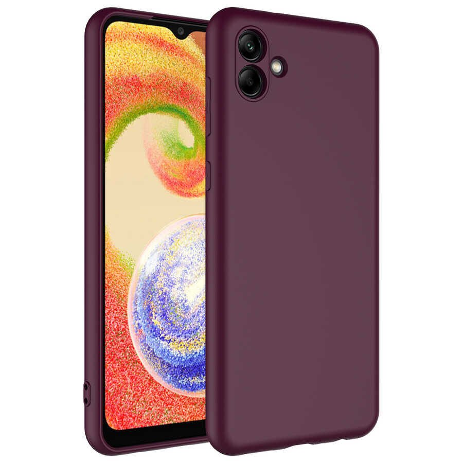Galaxy A04 Kılıf Zore Mara Lansman Kılıf-Koyu Mor