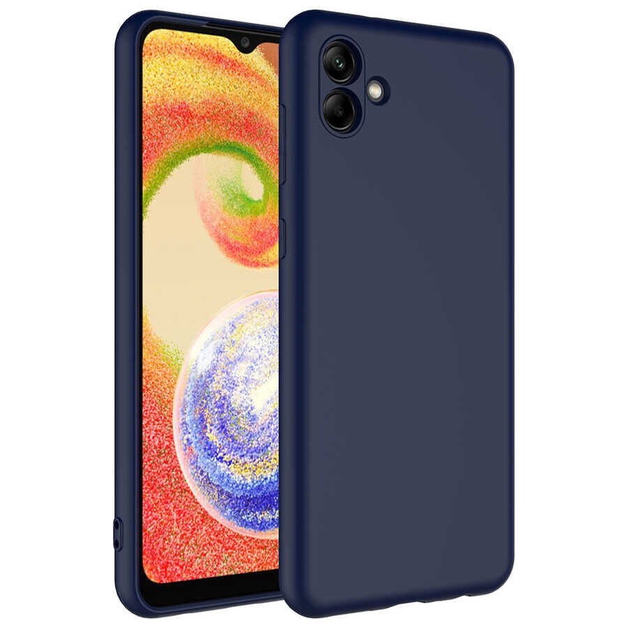 Galaxy A04 Kılıf Zore Mara Lansman Kılıf-Lacivert