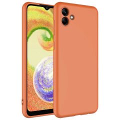 Galaxy A04 Kılıf Zore Mara Lansman Kılıf-Turuncu
