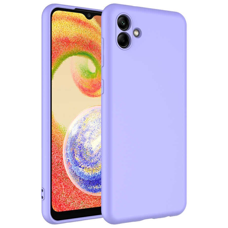 Galaxy A04 Kılıf Zore Mara Lansman Kılıf-Lila