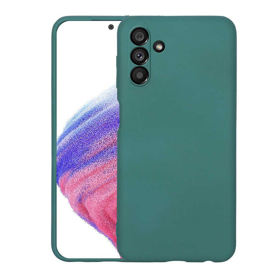 Galaxy A04S Kılıf Zore Mara Lansman Kılıf-Koyu Yeşil