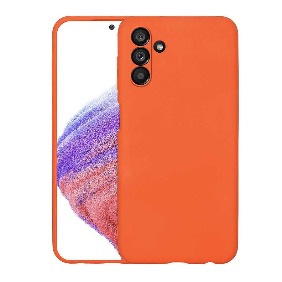 Galaxy A04S Kılıf Zore Mara Lansman Kılıf-Turuncu