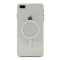 iPhone 7 Plus Kılıf Şeffaf Sert PC Zore Embos Kılıf-Renksiz