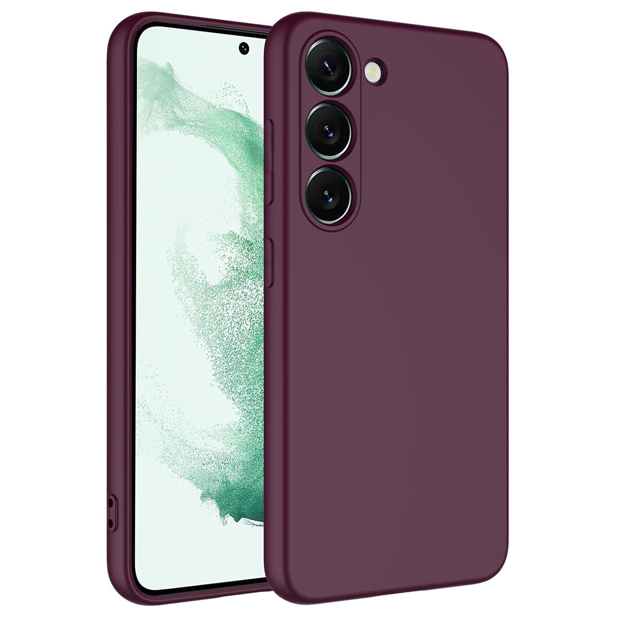 Galaxy S23 Kılıf Zore Mara Lansman Kılıf-Koyu Mor