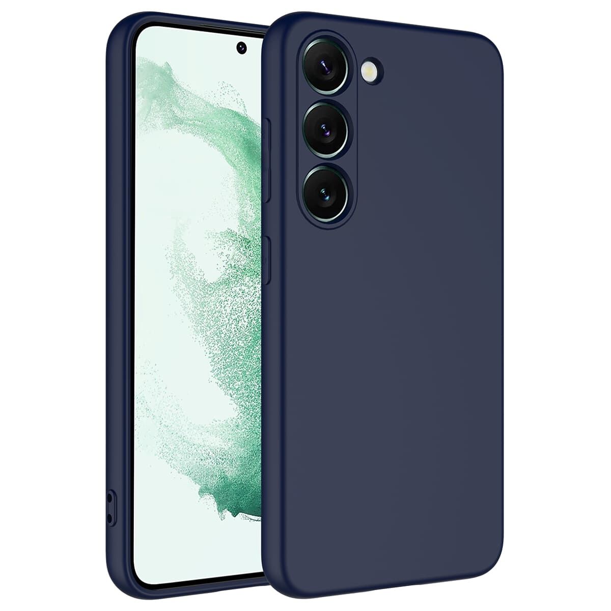 Galaxy S23 Kılıf Zore Mara Lansman Kılıf-Lacivert