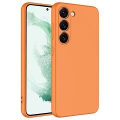 Galaxy S23 Kılıf Zore Mara Lansman Kılıf-Turuncu