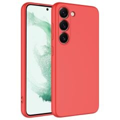 Galaxy S23 Plus Kılıf Zore Mara Lansman Kılıf-Kırmızı