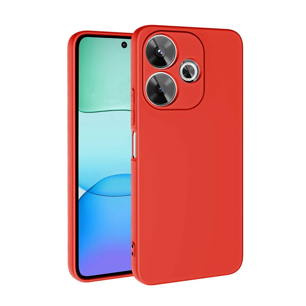 Xiaomi Redmi 13 4G Kılıf Zore Mara Lansman Kılıf-Kırmızı