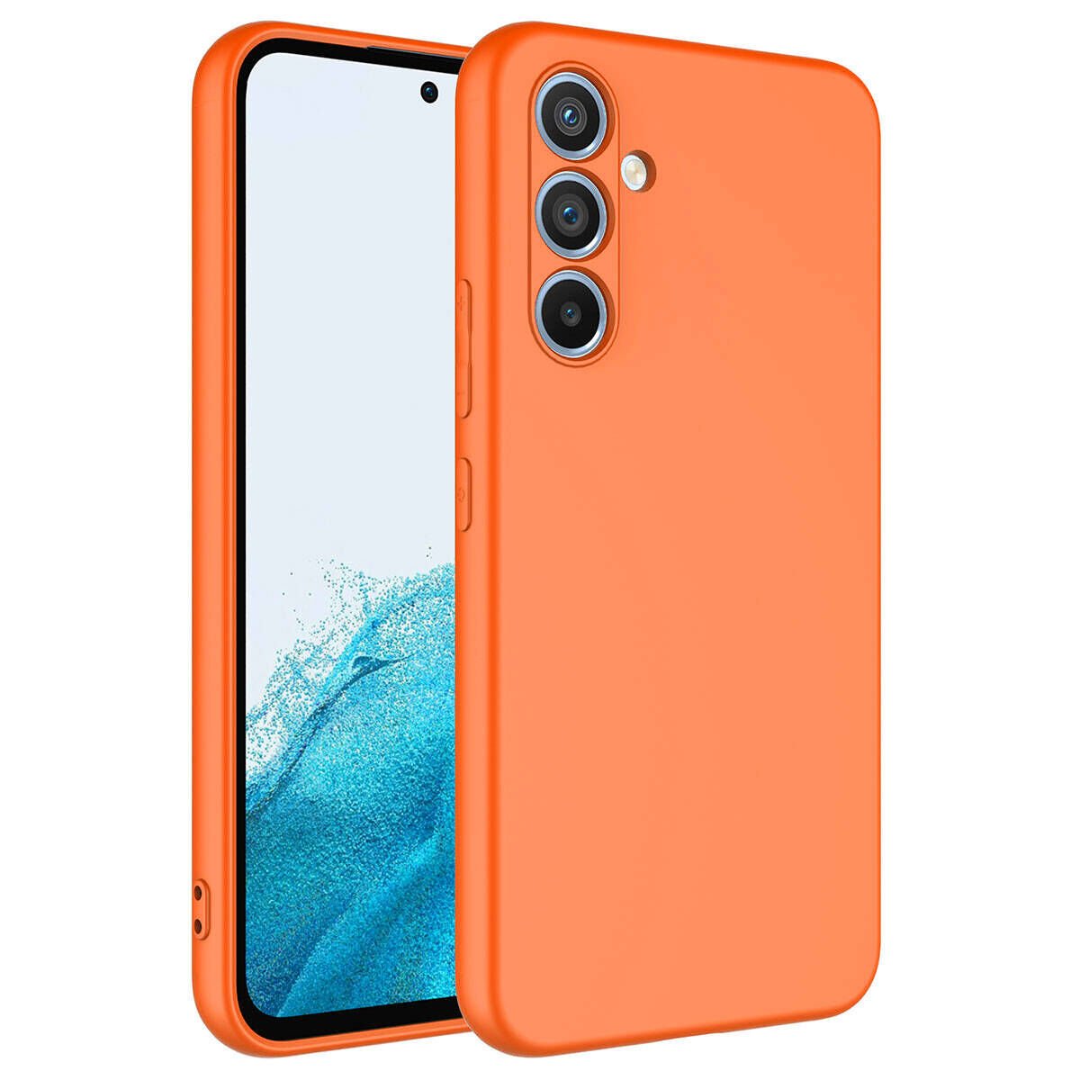 Galaxy A54 Kılıf Zore Mara Lansman Kılıf-Turuncu