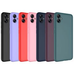 Galaxy A04E Kılıf Zore Mara Lansman Kılıf-Koyu Mor