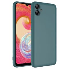 Galaxy A04E Kılıf Zore Mara Lansman Kılıf-Koyu Yeşil