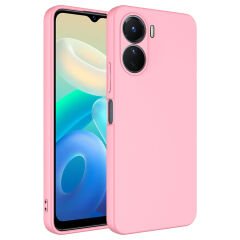 Vivo Y16 Kılıf Zore Mara Lansman Kılıf-Pembe