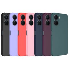 Vivo Y16 Kılıf Zore Mara Lansman Kılıf-Koyu Mor