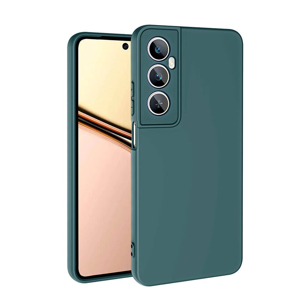 Realme C65 4G Kılıf Zore Mara Lansman Kılıf-Koyu Yeşil