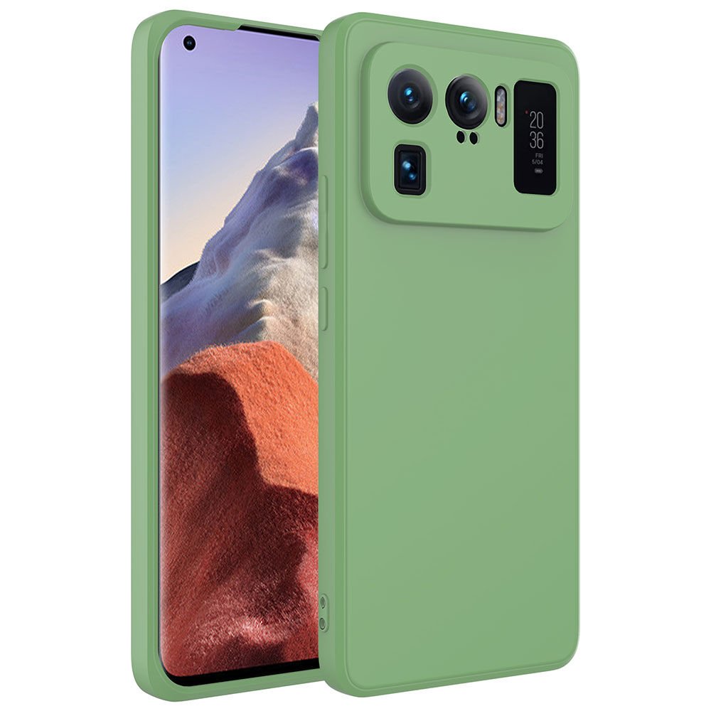 Xiaomi Mi 11 Ultra Kılıf Zore Mara Lansman Kılıf-Açık Yeşil