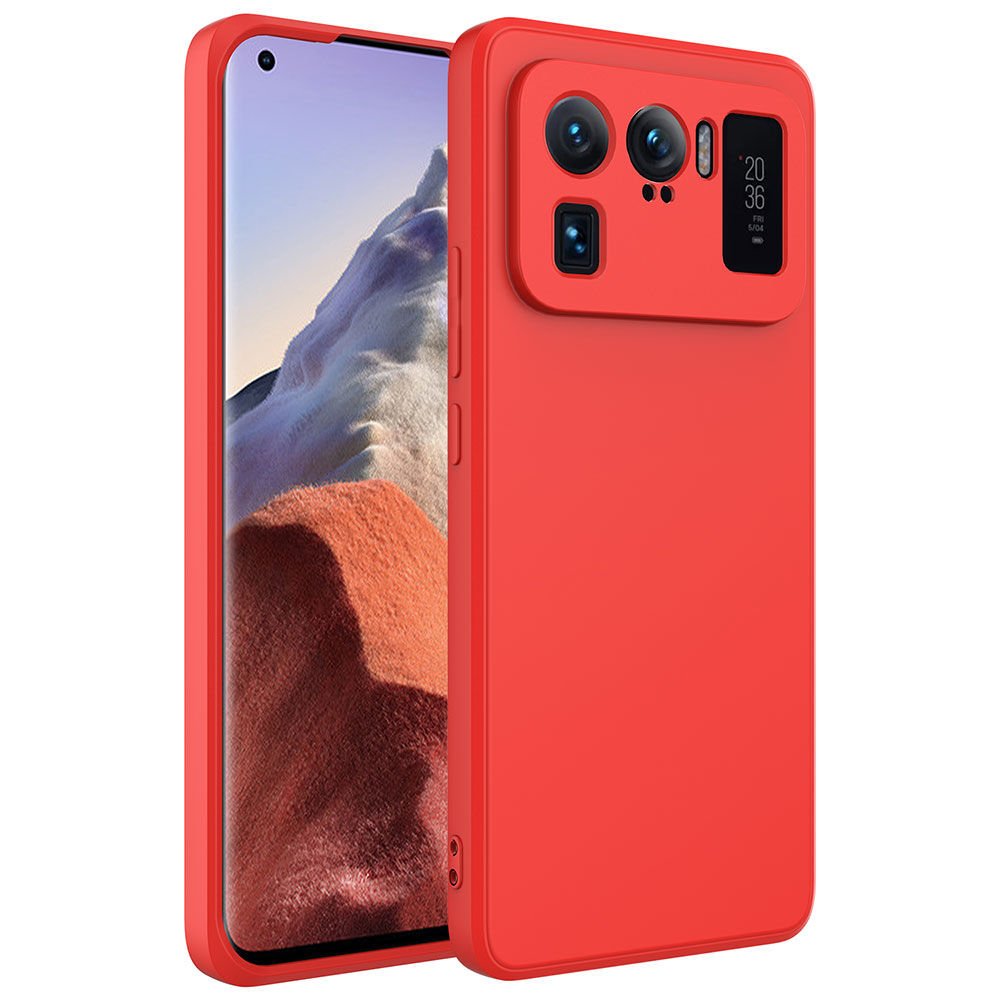 Xiaomi Mi 11 Ultra Kılıf Zore Mara Lansman Kılıf-Kırmızı
