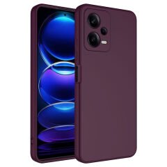 Xiaomi Redmi Note 12 5G Kılıf Zore Mara Lansman Kılıf-Koyu Mor