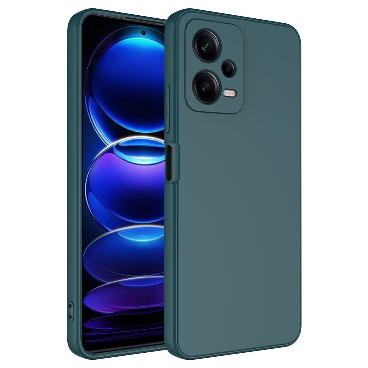 Xiaomi Redmi Note 12 Pro 5G Kılıf Zore Mara Lansman Kılıf-Koyu Yeşil