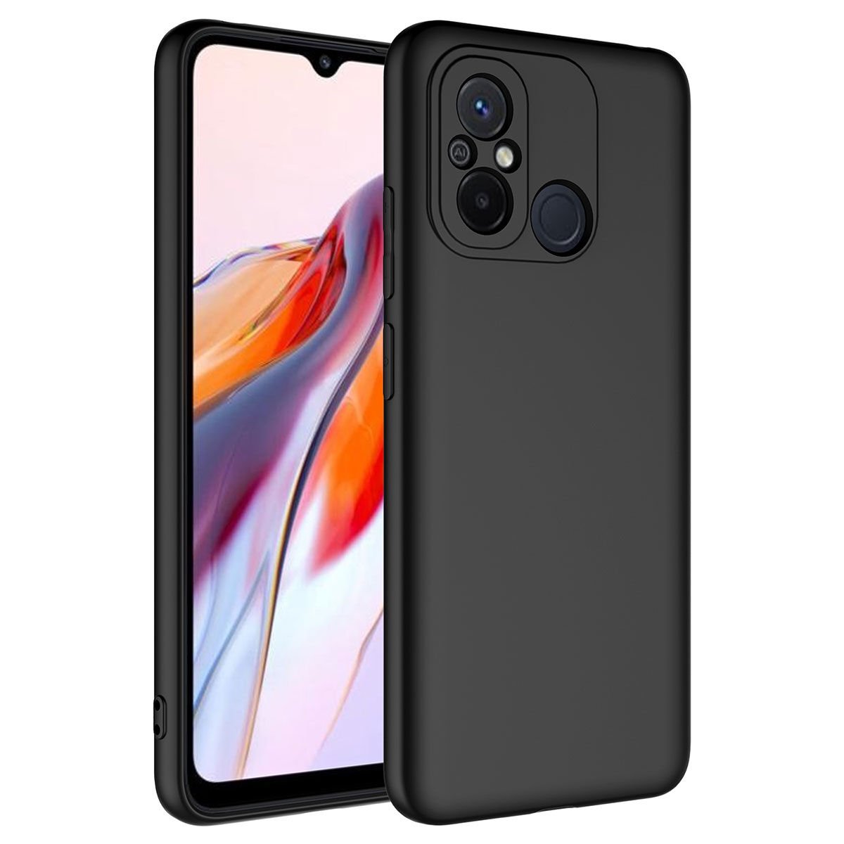 Xiaomi Redmi 12C Kılıf Zore Mara Lansman Kılıf-Siyah