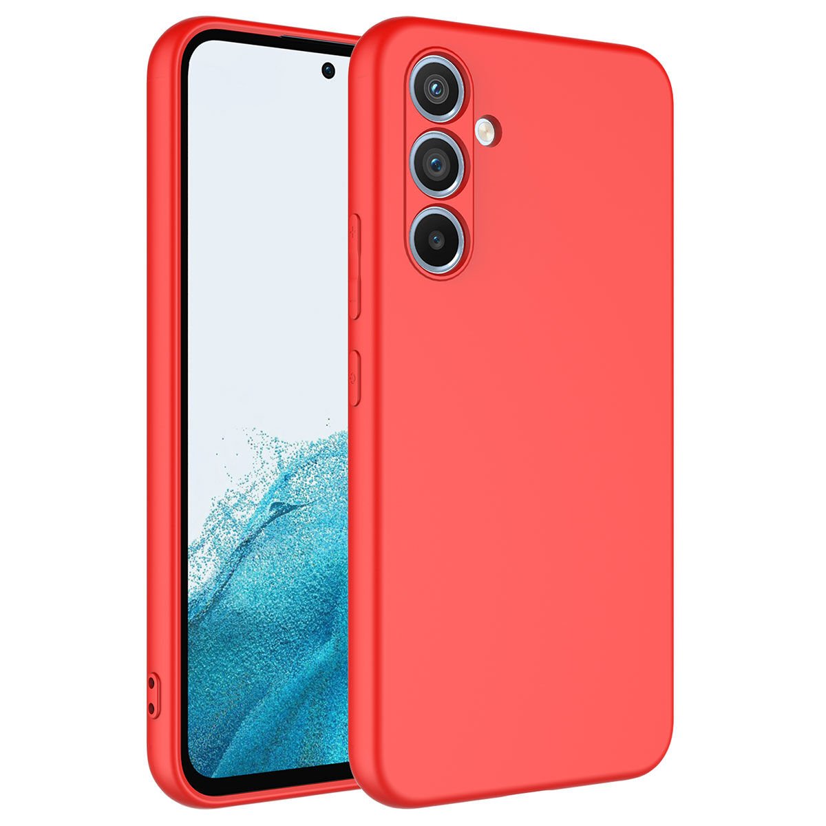Galaxy A24 Kılıf Zore Mara Lansman Kılıf-Kırmızı