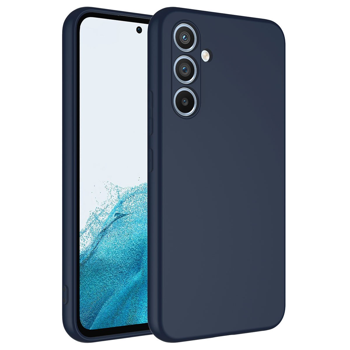 Galaxy A24 Kılıf Zore Mara Lansman Kılıf-Lacivert