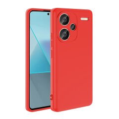 Xiaomi Redmi Note 13 Pro Plus 5G Kılıf Zore Mara Lansman Kılıf-Kırmızı