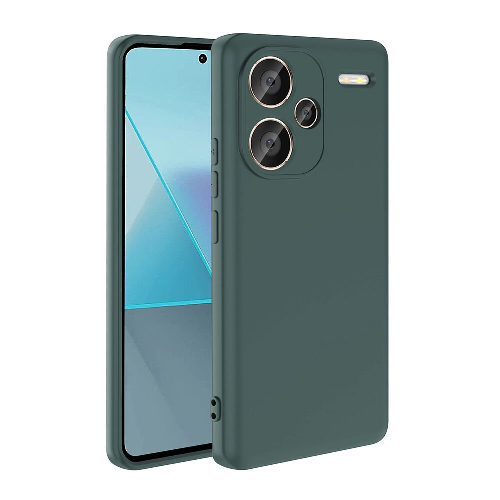 Xiaomi Redmi Note 13 Pro Plus 5G Kılıf Zore Mara Lansman Kılıf-Koyu Yeşil