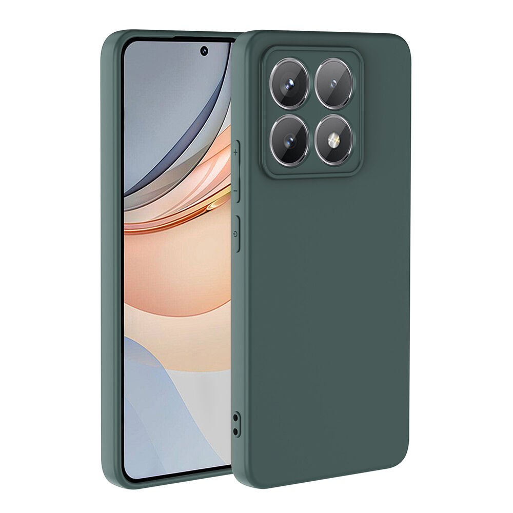 Xiaomi 14T Kılıf Zore Mara Lansman Kılıf-Koyu Yeşil