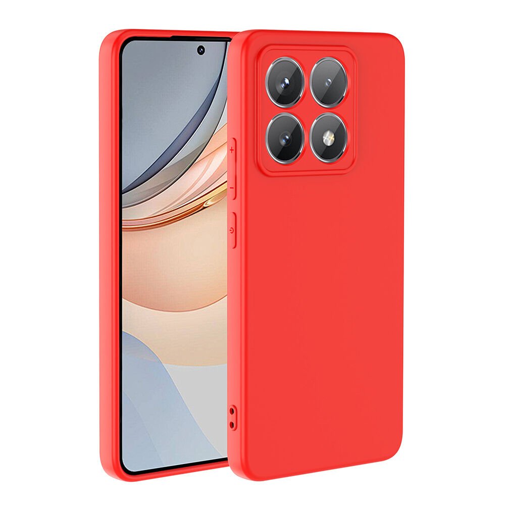 Xiaomi 14T Pro Kılıf Zore Mara Lansman Kılıf-Kırmızı
