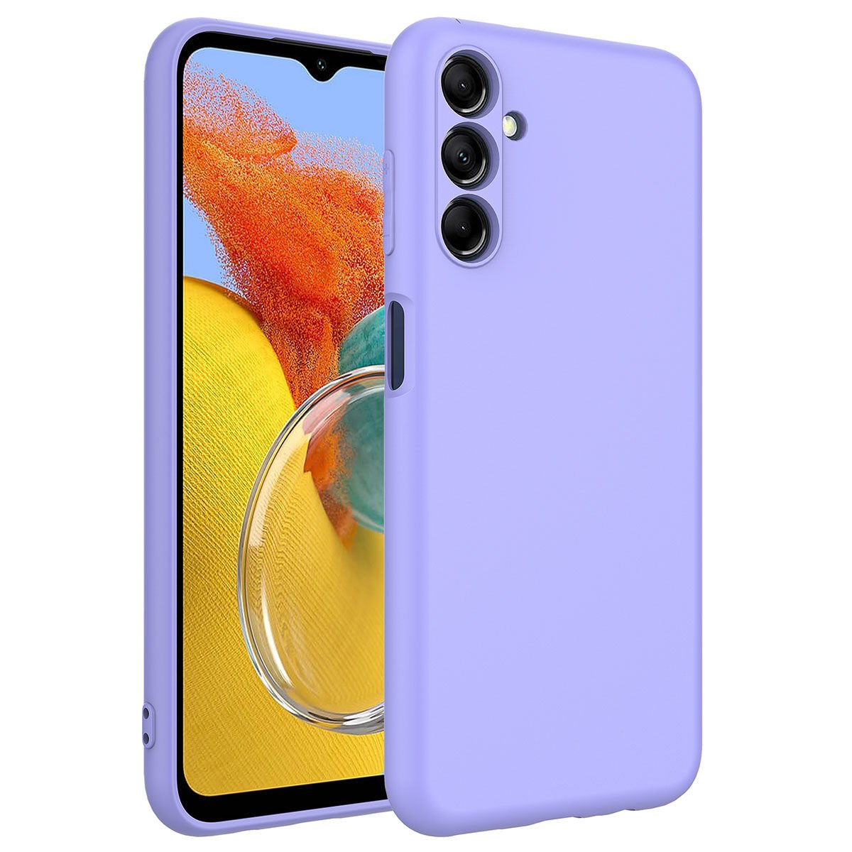 Galaxy M14 Kılıf Zore Mara Lansman Kılıf-Lila