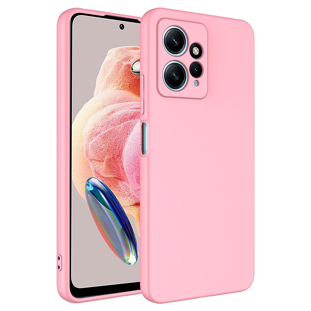 Xiaomi Redmi Note 12 4G Kılıf Zore Mara Lansman Kılıf-Pembe