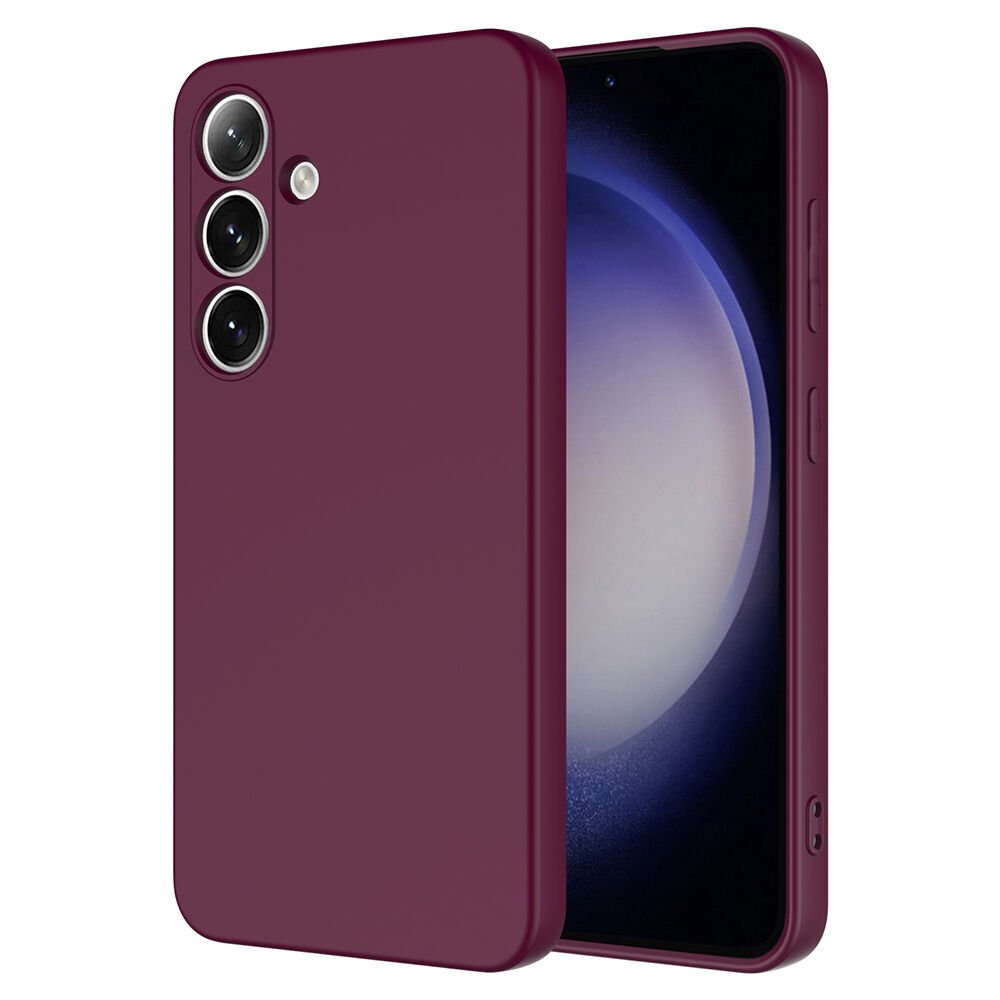Galaxy S25 Plus Kılıf Zore Mara Lansman Kılıf-Koyu Mor