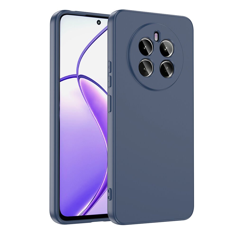 Realme 12 4G Kılıf Zore Mara Lansman Kılıf-Lacivert
