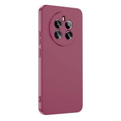 Realme 12 4G Kılıf Zore Mara Lansman Kılıf-Koyu Mor